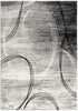 7’ x 9’ Gray Distressed Swirls Area Rug