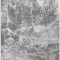 5’ x 8’ Gray Distressed Abstract Area Rug