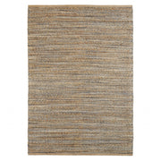 2’ x 3’ Navy and Tan Interwoven Scatter Rug