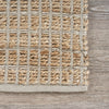2’ x 3’ Tan and Gray Detailed Grid Scatter Rug