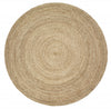 Gray Toned Natural Jute Area Rug