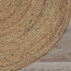 Classic Simple Natural Jute Area Rug