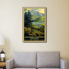 20" x 30" Vintage 1920s Adirondack Mountains Wall Art