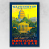36" x 54" Washington DC c1940s Vintage Travel Poster Wall Art