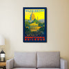 16" x 24" Washington DC c1940s Vintage Travel Poster Wall Art