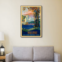 36" x 54" West Point New York c1920s Vintage Travel Poster Wall Art