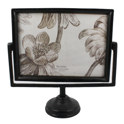 7x5 Jumbo Black Metal Horizontal Pedestal Frame