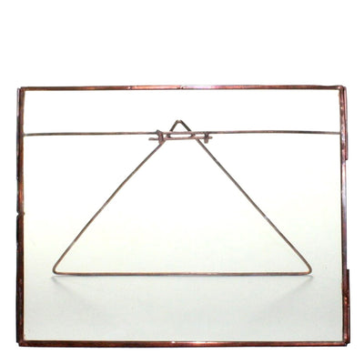 8x10 XL Copper Metal Horizontal Glass Frame
