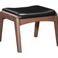 Bully Lounge Chair &amp; Ottoman Black