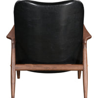 Bully Lounge Chair &amp; Ottoman Black