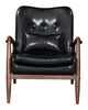 Bully Lounge Chair &amp; Ottoman Black