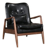 Bully Lounge Chair &amp; Ottoman Black