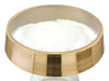 Skya Side Table Clear &amp; Gold