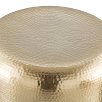 Cannon Side Table Gold &amp; Clear