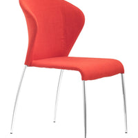 Oulu Dining Chair (Set of 4) Tangerine