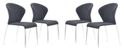 Oulu Dining Chair (Set of 4) Graphite
