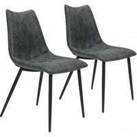 Norwich Dining Chair (Set of 2) Vintage Black