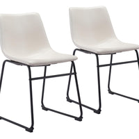 Smart Dining Chair (Set of 2) Distressed White