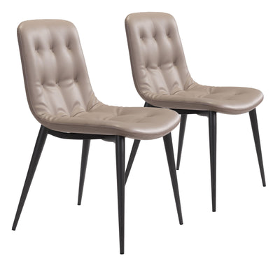 Tangiers Dining Chair (Set of 2) Taupe