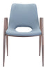 Set of Two Gray Retro Modern Funk Dining Chairs