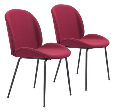 Miles Dining Chair (Set of 2) Red