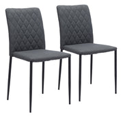 Harve Dining Chair (Set of 2) Gray