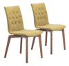 Orebro Dining Chair (Set of 2) Pea Green