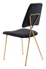 Chloe Dining Chair (Set of 2) Black &amp; Gold