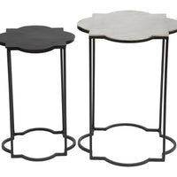 Set of Two Eastern Accent Tables