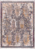 5’ x 8’ Gray Faded Tribal Motifs Area Rug