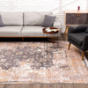 4’ x 6’ Gray Washed Out Persian Area Rug