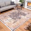 8’ x 11’ Gray Washed Out Persian Area Rug