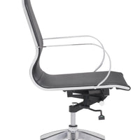 Black Ergonomic Conference Room High Back Rolling Office Chair