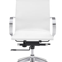 Glider High Back Office Chair White