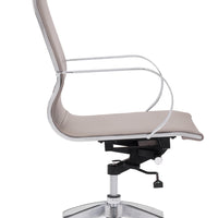 Glider High Back Office Chair Taupe