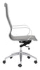 Glider High Back Office Chair Gray