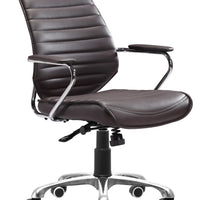 Enterprise Low Back Office Chair Espresso