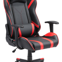 Black and Red Leather Gaming Chair