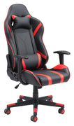 Black and Red Leather Gaming Chair