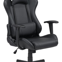 Black Leather Gaming Chair