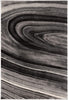 4’ x 6’ Dark Gray Abstract Illusional Area Rug