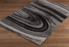 5’ x 8’ Dark Gray Abstract Illusional Area Rug