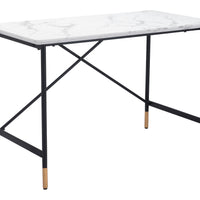 Burst Desk White &amp; Black