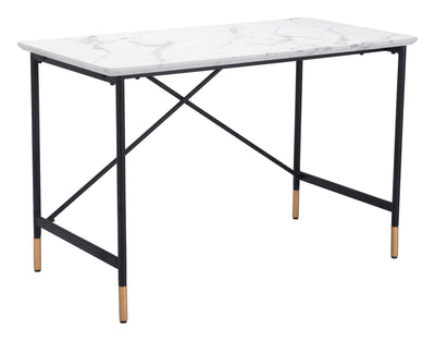 Burst Desk White & Black