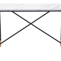 Burst Desk White &amp; Black