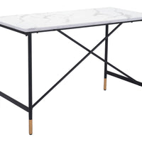 Burst Desk White &amp; Black