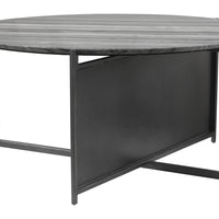 Mcbride Coffee Table Gray &amp; Black