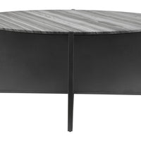 Mcbride Coffee Table Gray &amp; Black