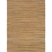 5’ x 8’ Brown Braided Jute Area Rug