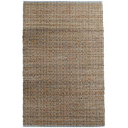 5’ x 8’ Blue and Brown Interwoven Area Rug